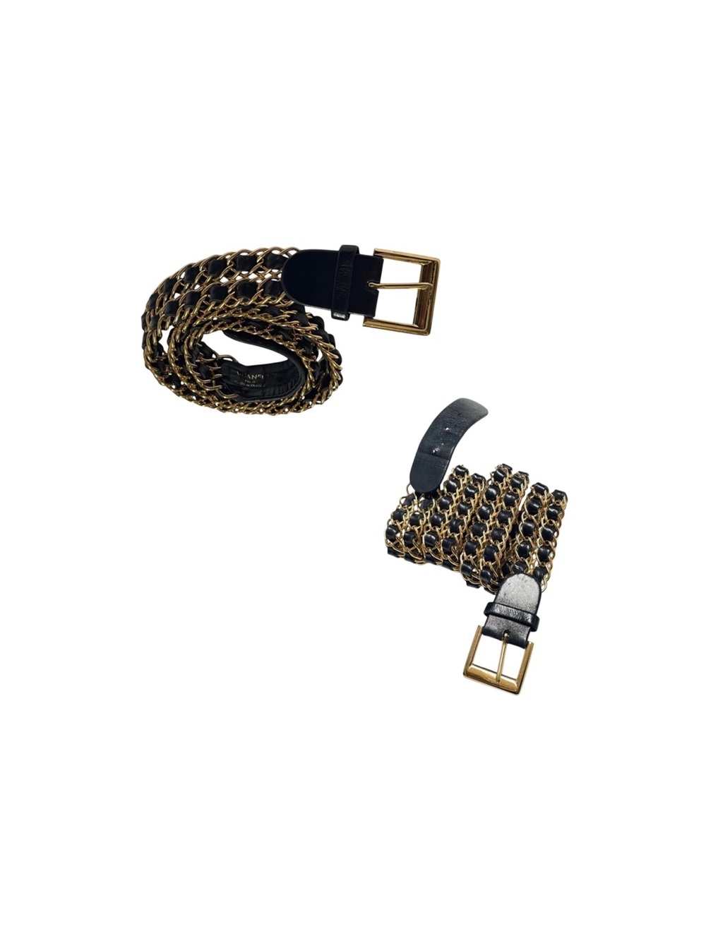 chanel 90s runway chain belt